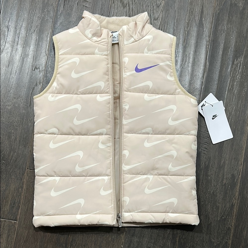 Nike Kids Cream Puffer Vest